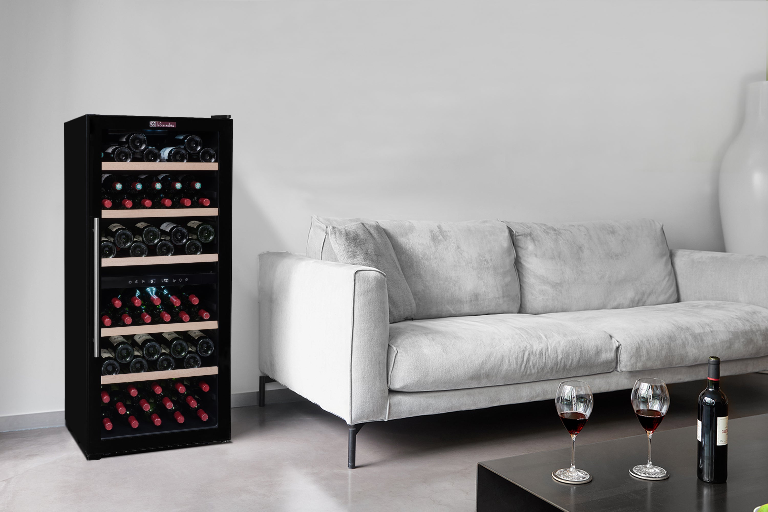 La Sommeliere SLS102DZBLACK Wine cabinet