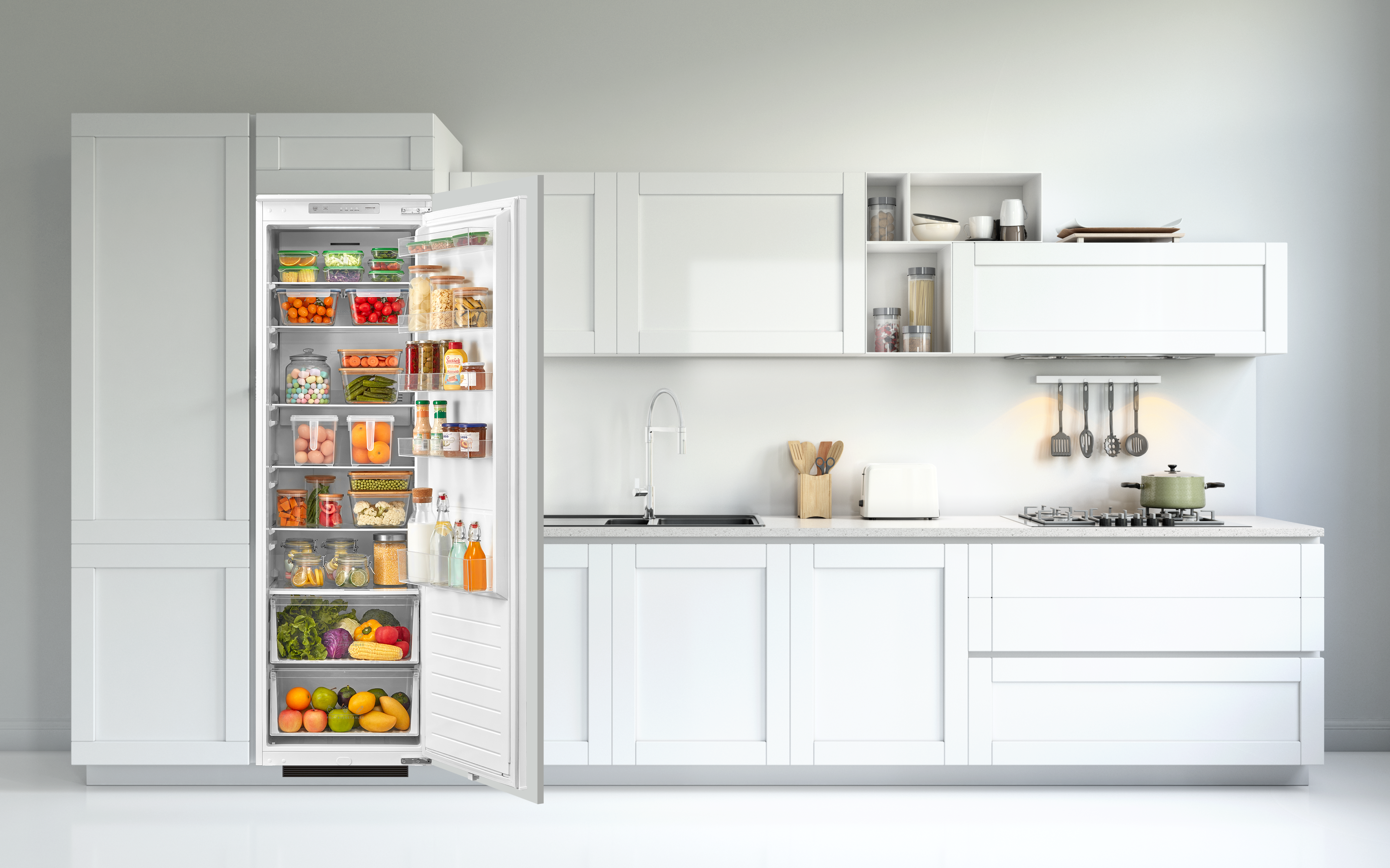 Frigelux SPNF177BI 304 L Integrated Refrigerator