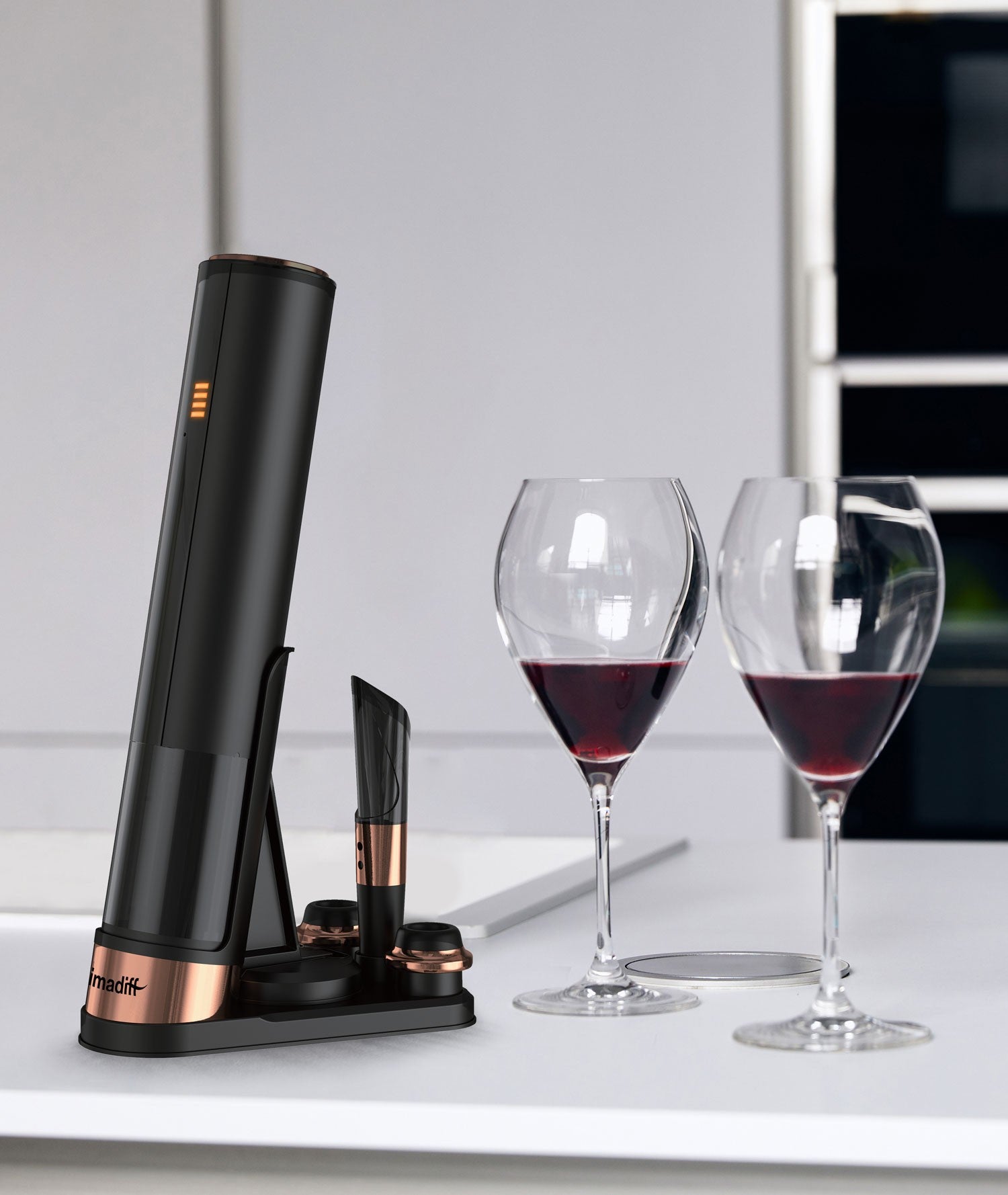 Climadiff automatic wine opener with pump